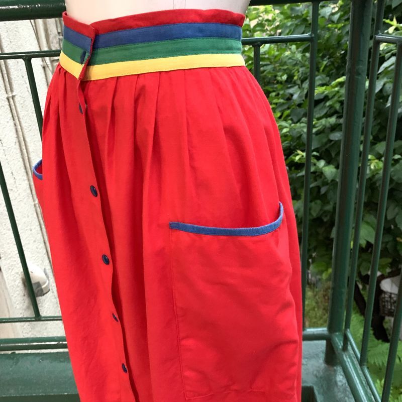 画像: Vintage 3color line skirt