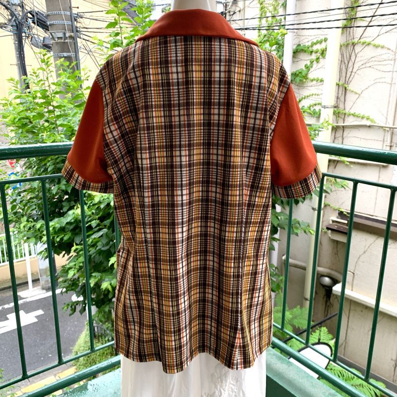 画像: Vintage Plaid switch top