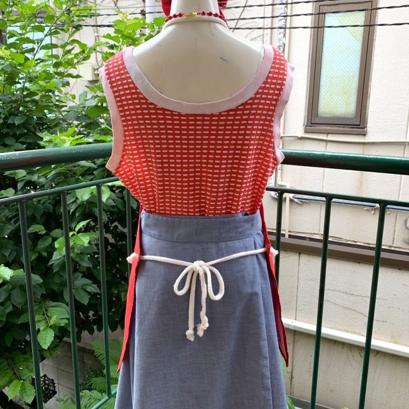 画像: Vintage Strawberry pattern apron