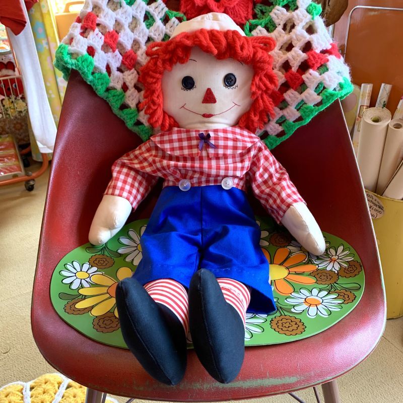 画像: Vintage Raggedy Andy doll（BigSize）