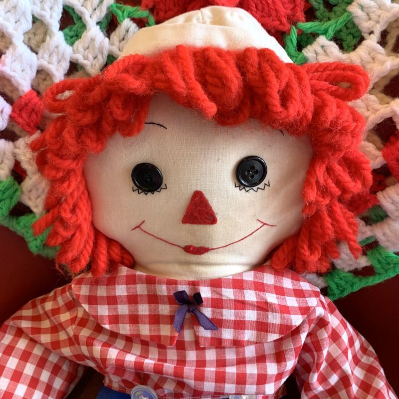 画像: Vintage Raggedy Andy doll（BigSize）