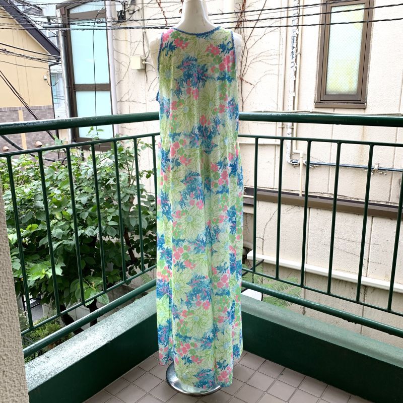 画像: Vintage flower pattern lingerie dress