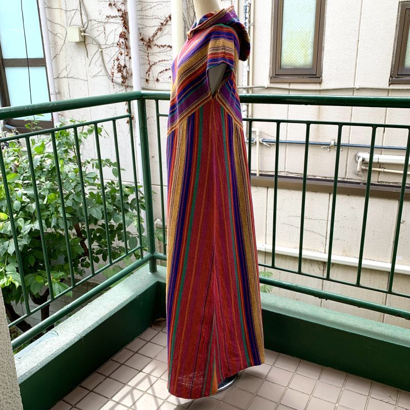 画像: Vintage multicolor cotton dress