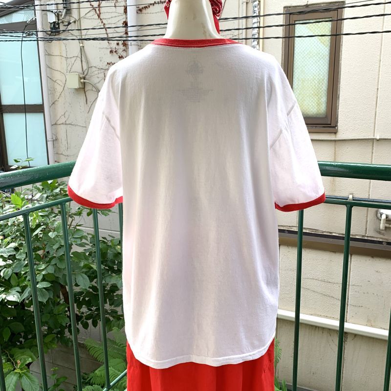 画像: Vintage rainbow mickey ringer tee