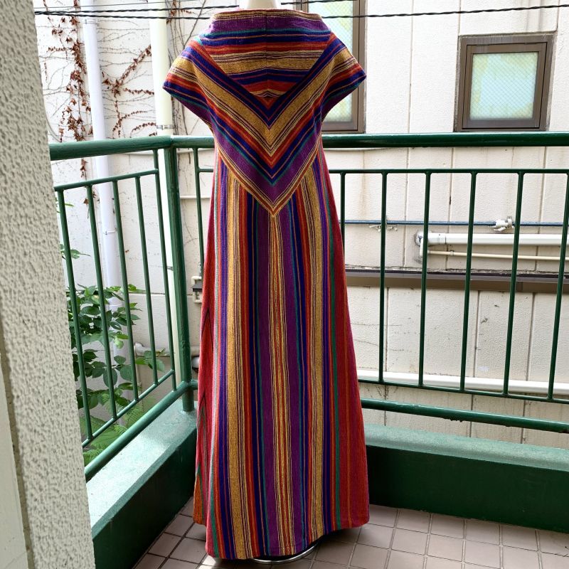 画像: Vintage multicolor cotton dress