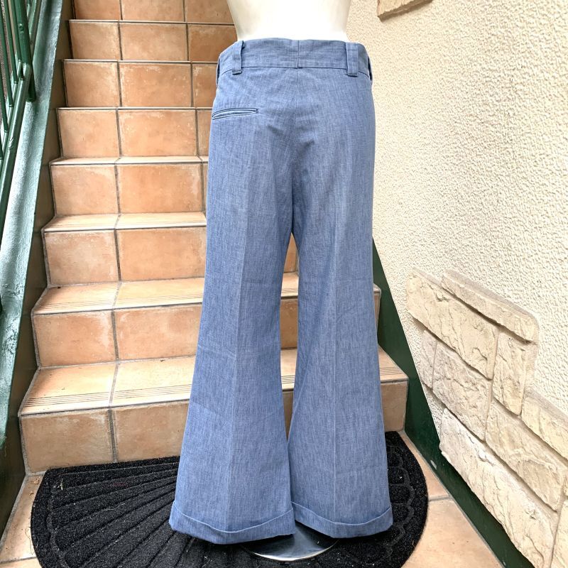 画像: Vintage denim flared pants