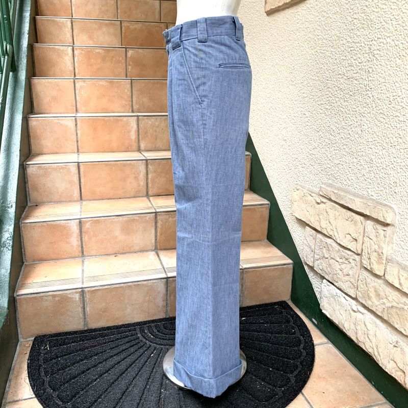 画像: Vintage denim flared pants
