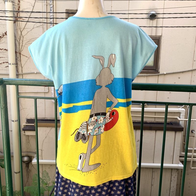 画像: (SALE)Vintage bugs bunny double sided printed tee