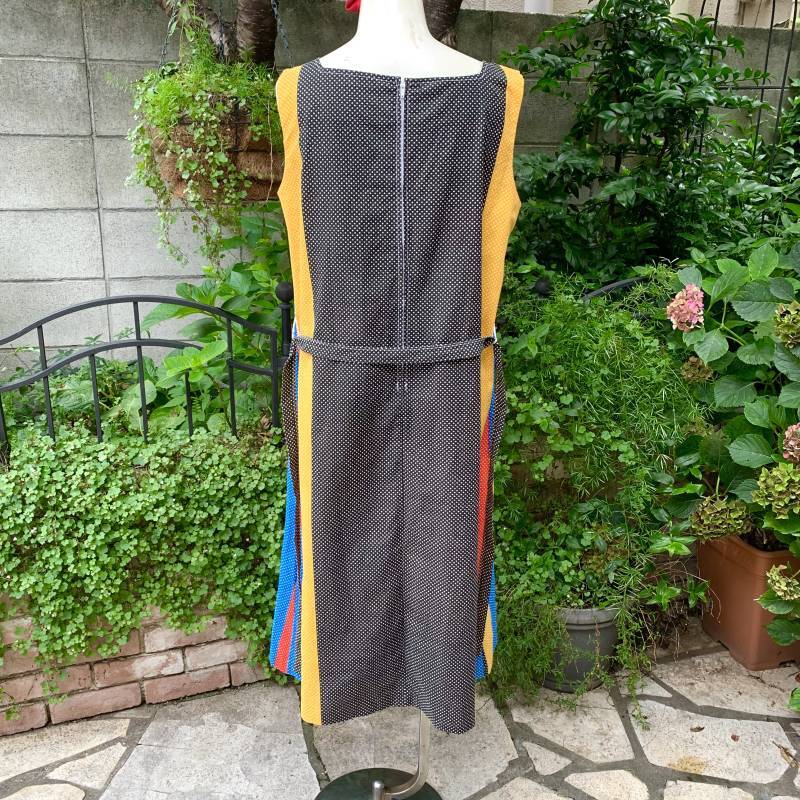 画像: Vintage Pin dot 4colors sleeveless dress