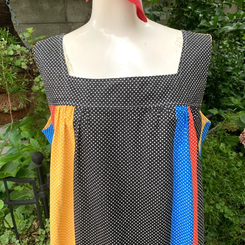 画像: Vintage Pin dot 4colors sleeveless dress