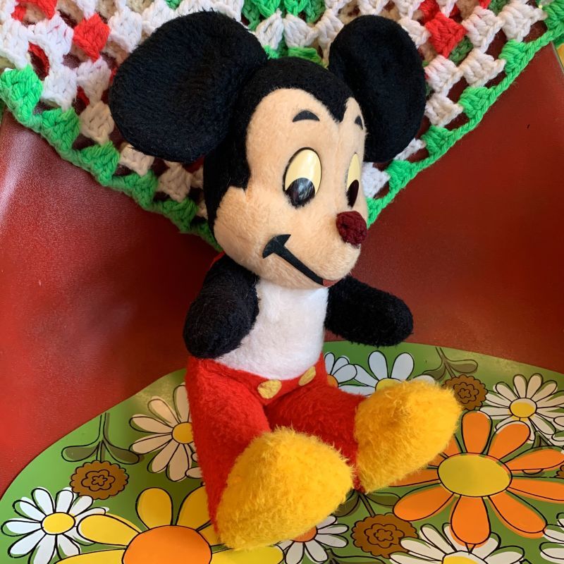 画像: Vintage Mickey Mouse plush doll