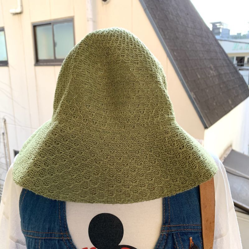 画像: Vintage openwork knitting hat