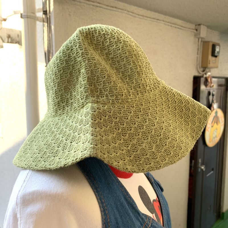 画像: Vintage openwork knitting hat