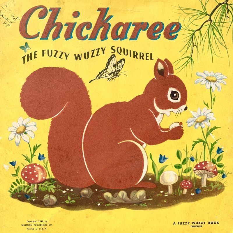 画像: 1948 Vintage flocking squirrel book
