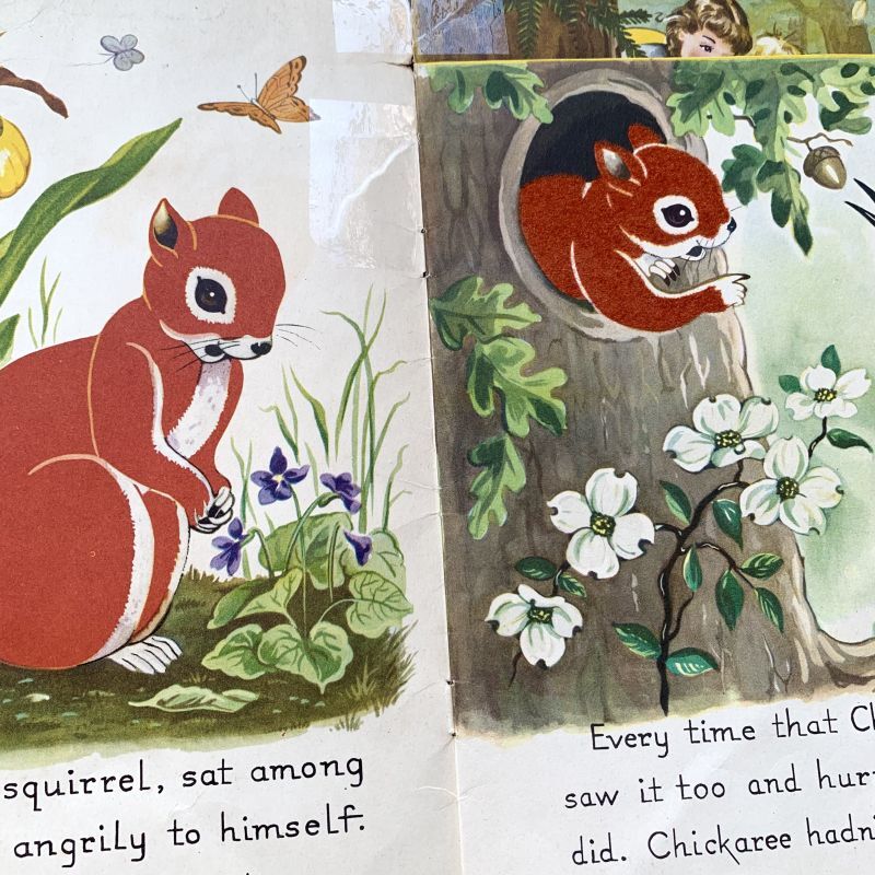 画像: 1948 Vintage flocking squirrel book