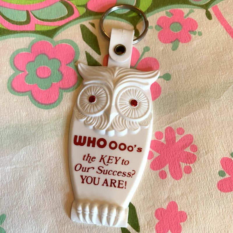 画像: Vintage Owl key ring