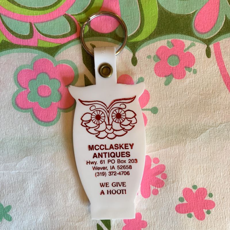 画像: Vintage Owl key ring