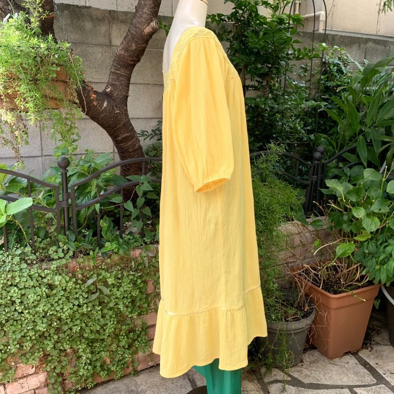 画像: Vintage Mexico cotton gauze dress