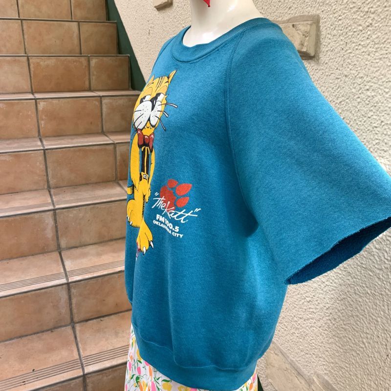 画像: Vintage cut off raglan sweat