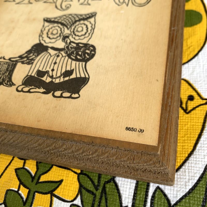 画像3: Vintage OWL Wall hanging