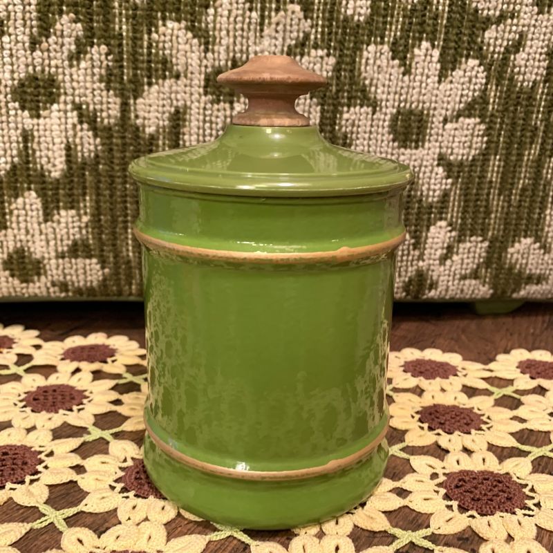 画像: 60'S Bird&Flower Tin canister(S)