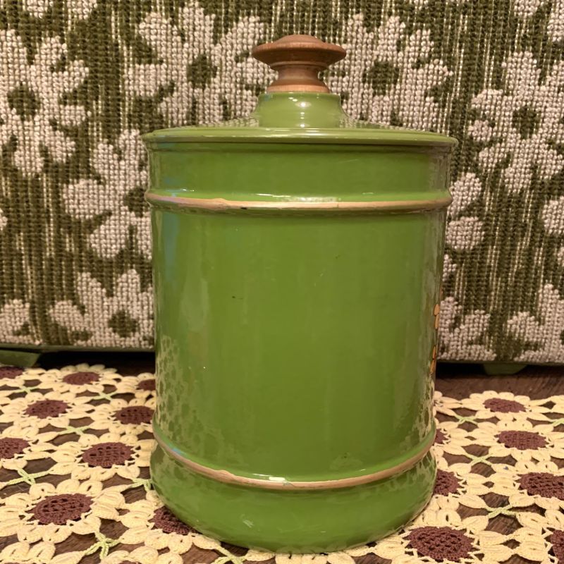 画像: 60'S Bird&Flower Tin canister(L)