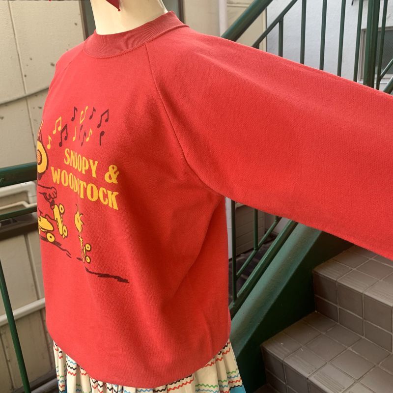 画像: Vintage SNOOPY raglan sleeve sweat