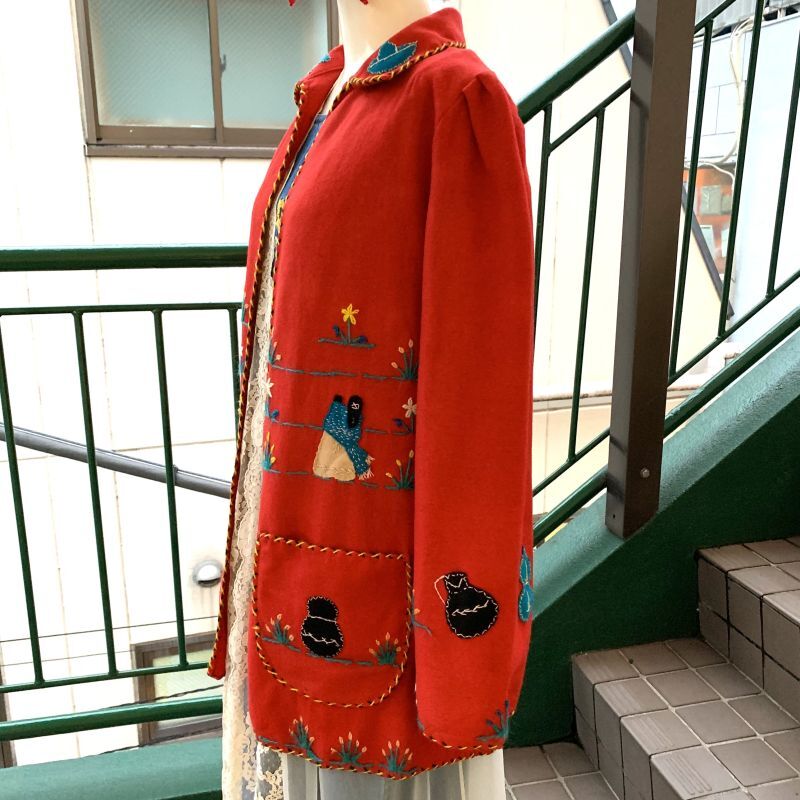 画像: Vintage mexican souvenir wool jacket