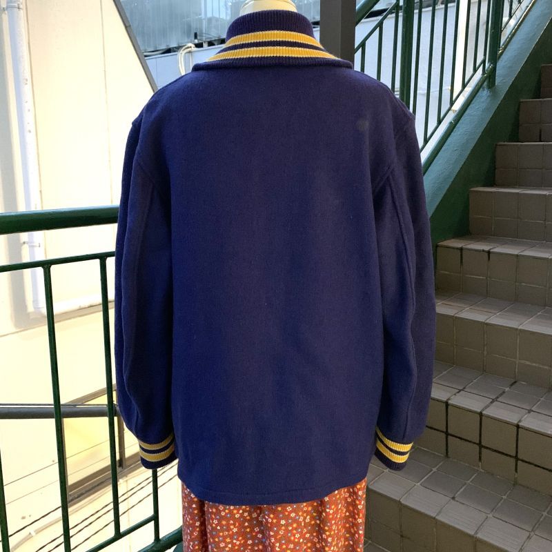 画像: (SALE) 50'S Patch long stadium jacket