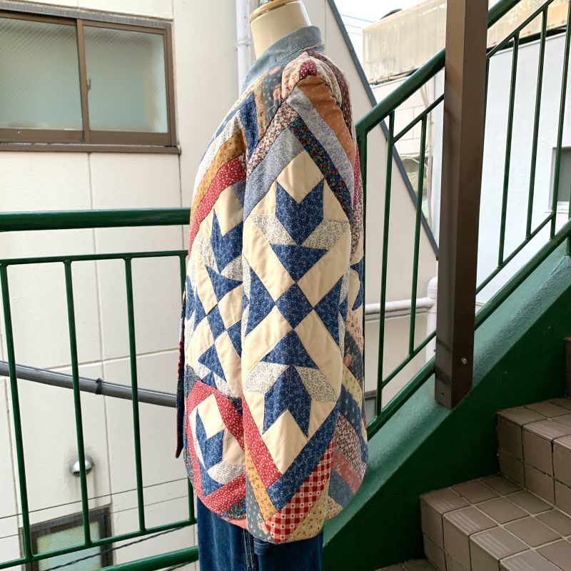 画像: Vintage Patchwork quilting jacket