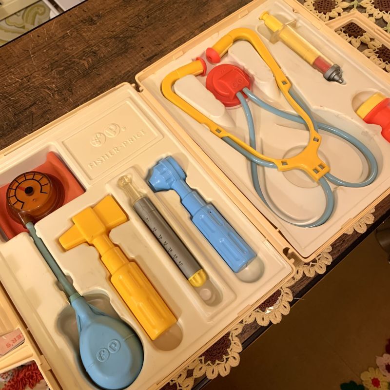 画像: Vintage Toy Fisher Price Medical kit