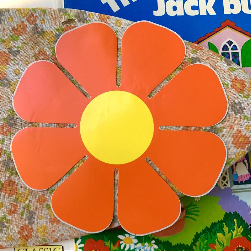 画像: 70'S Vintage Home decorating flower stickers(L)