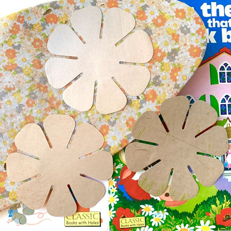 画像: 70'S Vintage Home decorating flower stickers(M)