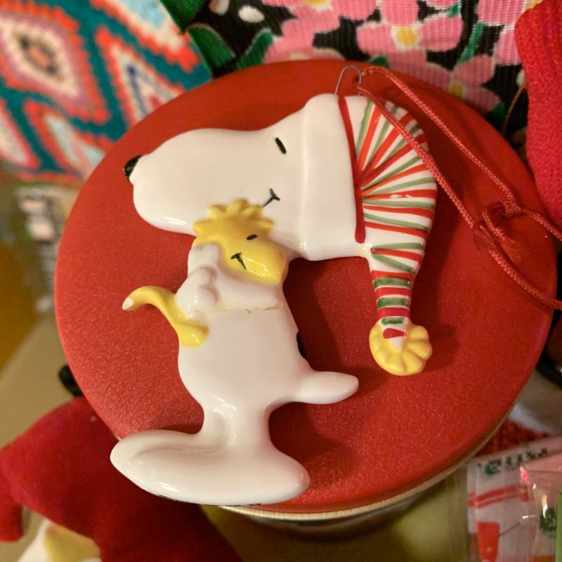 画像: 70'S Vintage Ceramics Snoopy ornament