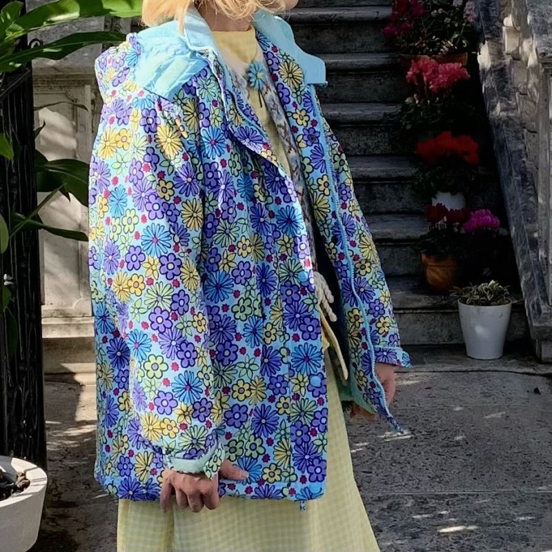 画像: Vintage LLBean colorful flower jacket