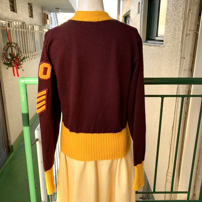 画像: 50'S Lettered knit sweater