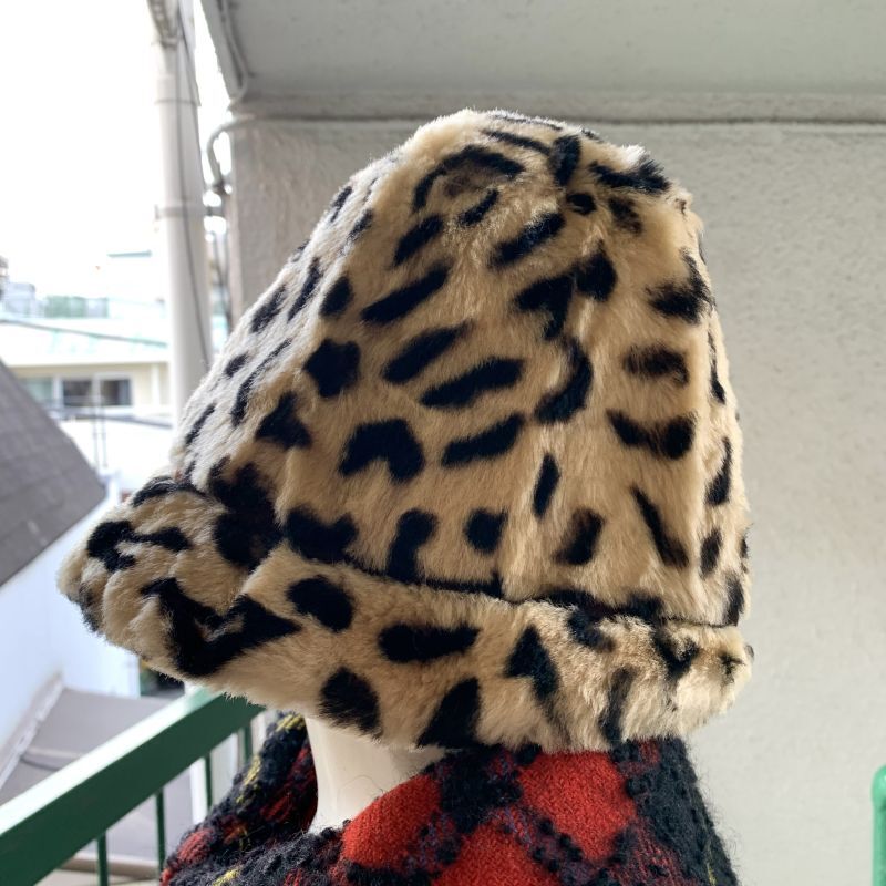 画像: Vintage leopard fur hat