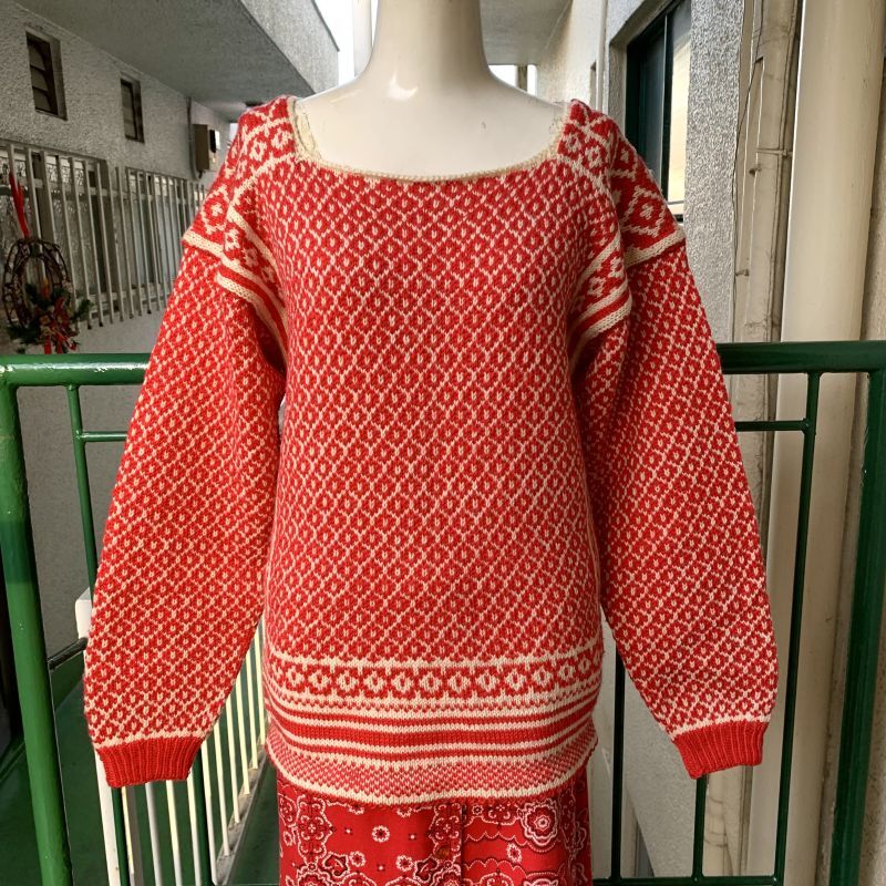 画像: Vintage nordic sweater