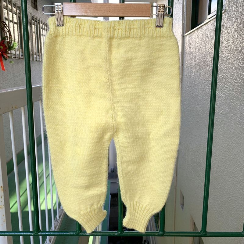 画像: Vintage kid's knit pants