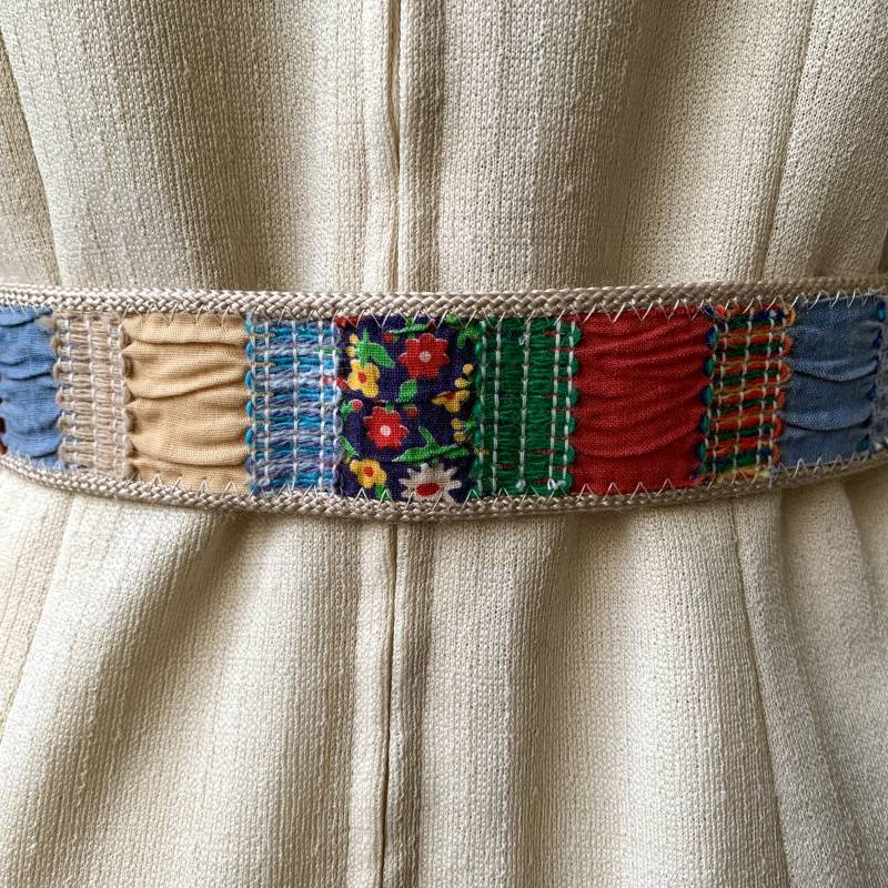 画像: Vintage patchwork belt