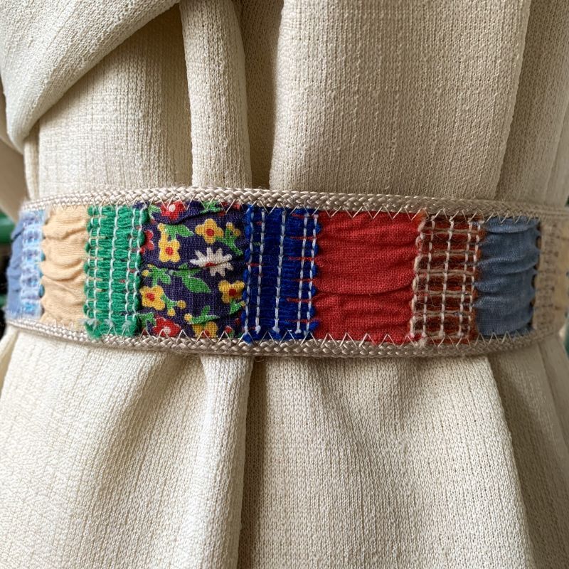 画像: Vintage patchwork belt