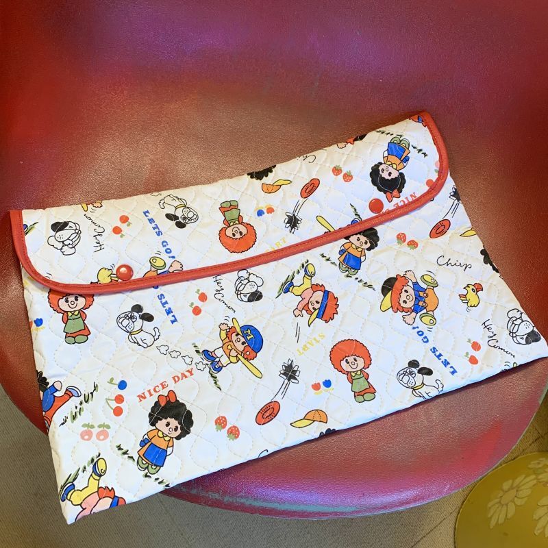 画像: Vintage Comical pattern Vinyl bag