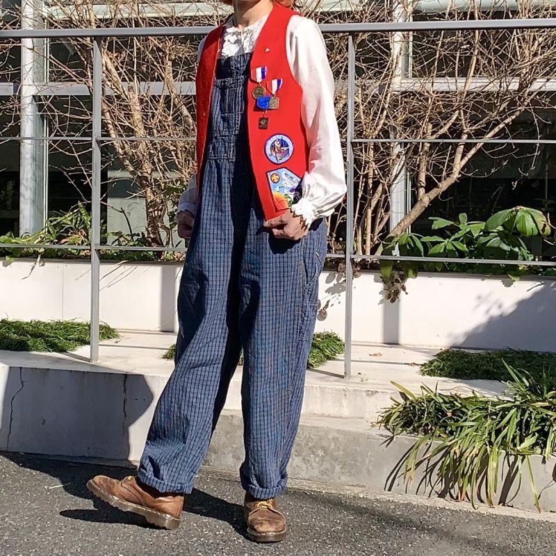 画像: Vintage patches and charms custom BOY SCOUT felt vest