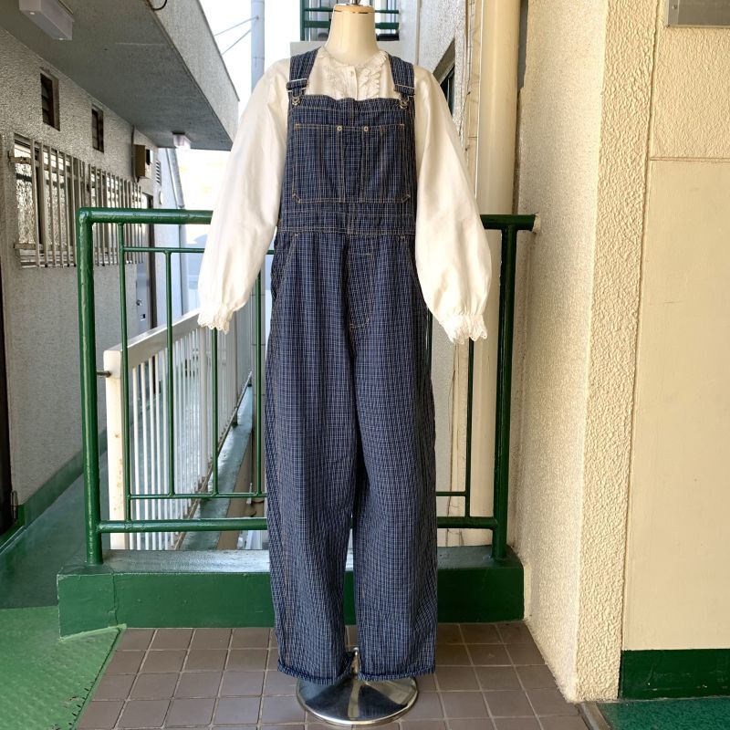 画像: Vintage Plaid overall 