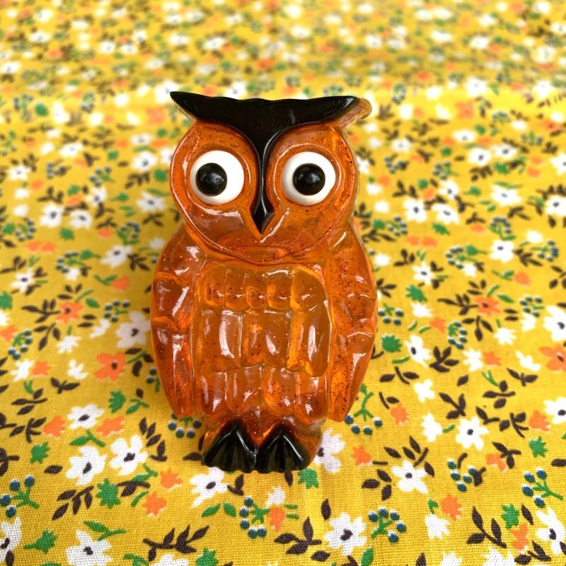 画像: Vintage lucite owl outlet light