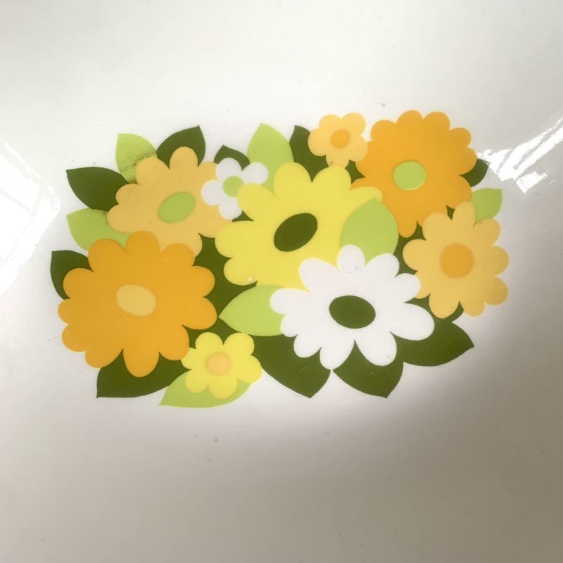画像: Vintage flower printed bowl dish