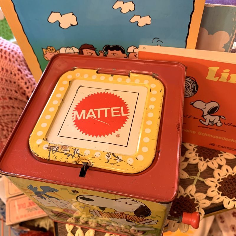 画像: Vintage MATTEL社  Snoopy box