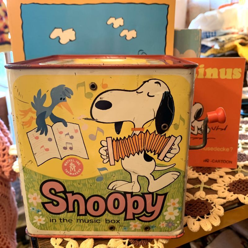 画像: Vintage MATTEL社  Snoopy box