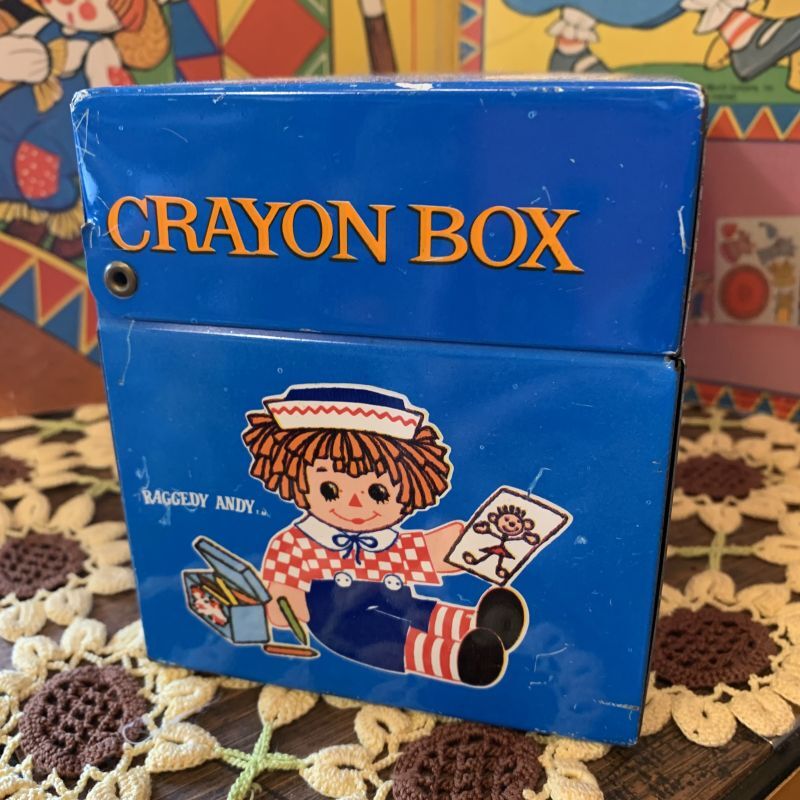 画像: Vintage Raggedy ann&andy tin box