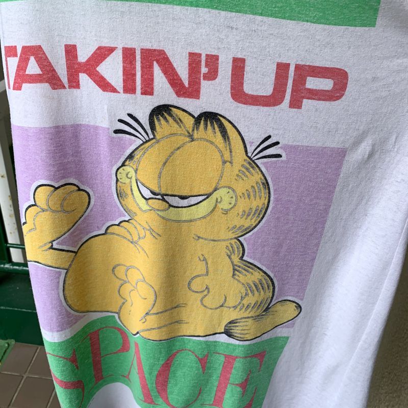 画像: 70'S〜80'S Vintage Garfield printed long tee dress